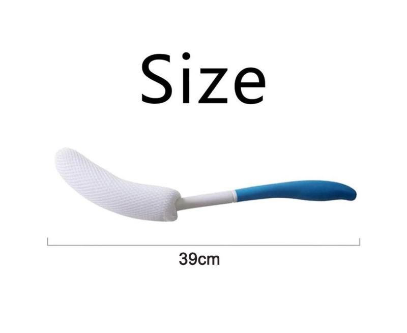 Long Curved Bathing Aid 39 X 5 Cm Ergonomic Anti-Slip Handle - Reaches Back Legs And Feet Easily Bathing Aid for Seniors - Image 5