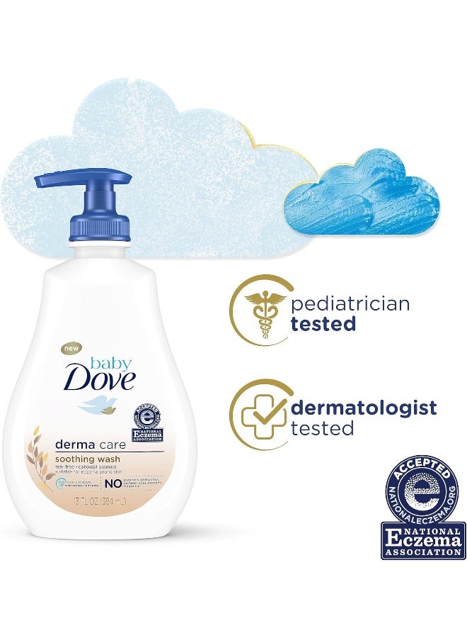 Baby Dove Derma Care Soothing Wash Skin Care with Colloidal Oatmeal Suitable for eczema prone skin 13 oz