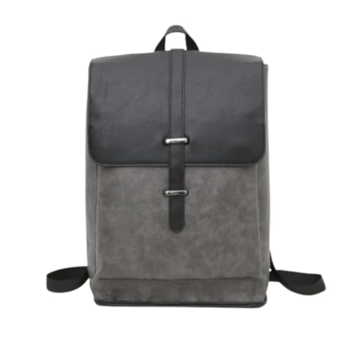 TOURTIER Men Backpack Retro PU Leather Large Laptop Backpacks Casual Travel Bag for Men and Women - Image 1