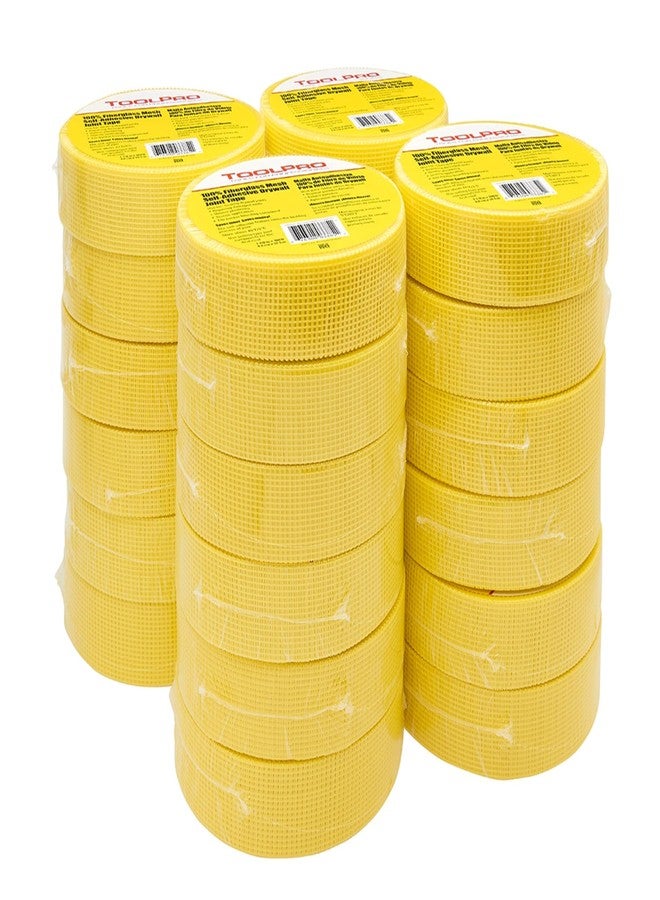 TOOLPRO Self- Adhesive Fiberglass Mesh Drywall Tape for Sealing Drywall Joints. (1, Yellow) - Image 4