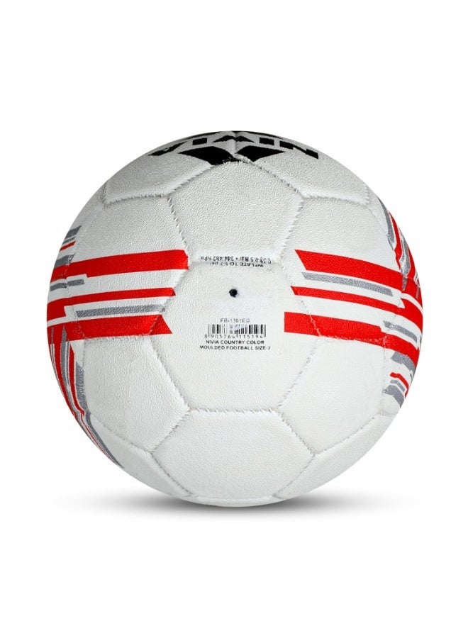 Nivia Country Color Molded Football - Size 3 - Image 4