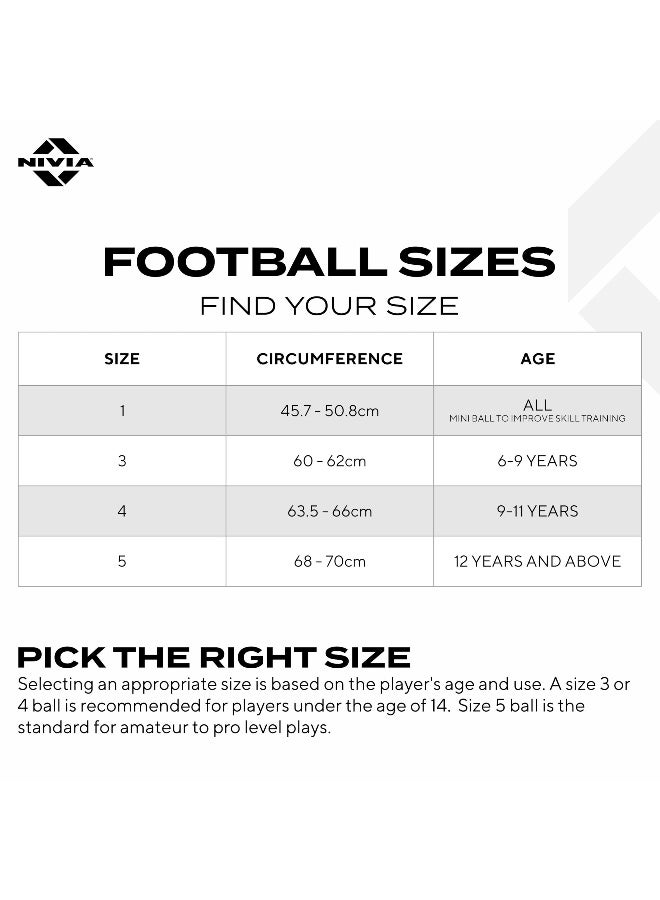 نيفيا كرة قدم مصبوبة بألوان البلد - مقاس 3 - Image 5