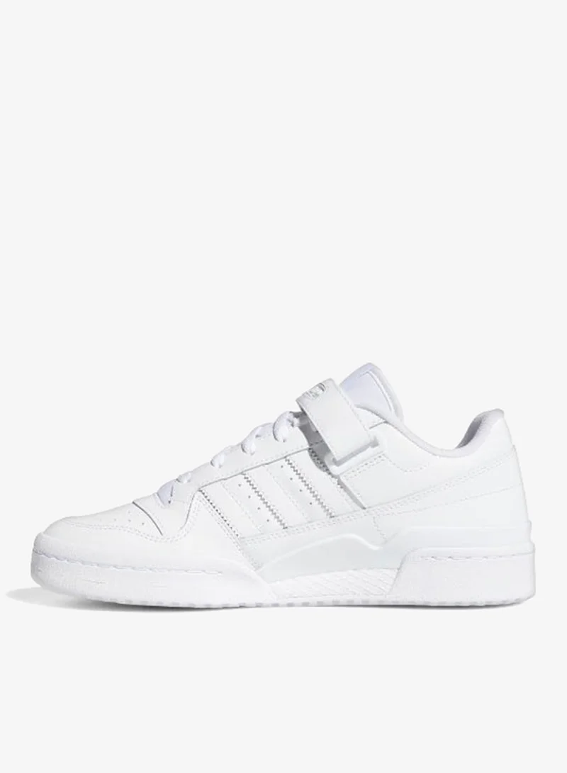 اديداس اوريجينالز فورم لو آر تي بيزيكس أبيض أصلي للجنسين