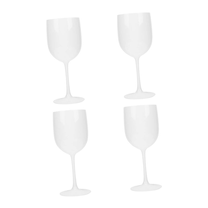 PP Goblets 4 Pack Reusable Wine Cups for Wedding Party - Image 2