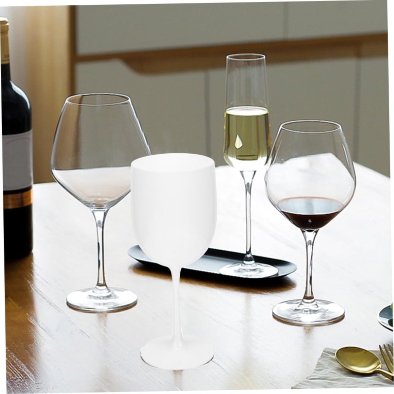 PP Goblets 4 Pack Reusable Wine Cups for Wedding Party - Image 5