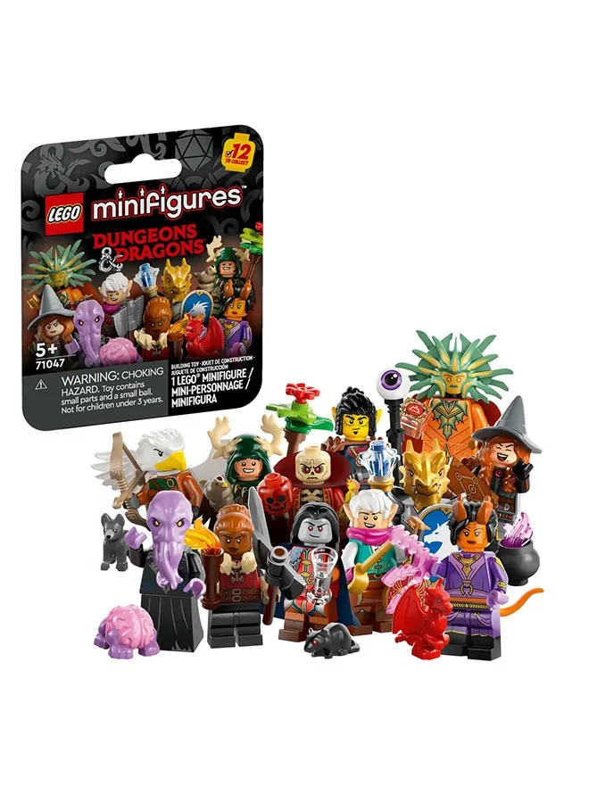 ليغو Minifigures Dungeons & Dragons Mystery Box, Collectible Toy character Figures for 5 Plus Year Old Boys & Girls, Great for Fantasy Role Play, Gift for Kids (1 of 12 Chosen at Random) 71047