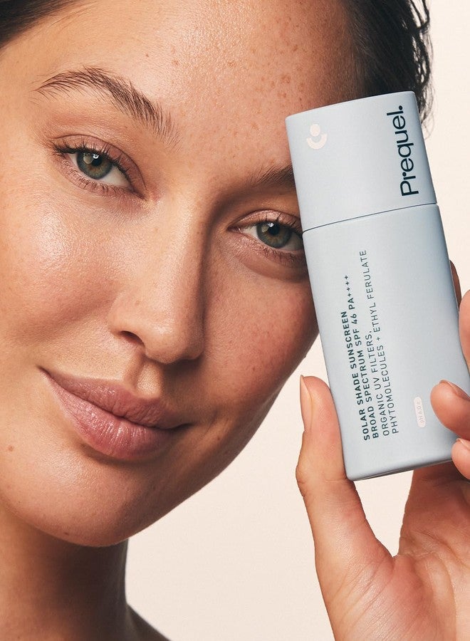Prequel Skin Solar Shade - Moisturizing Face Sunscreen SPF 46 PA++++ Broad Spectrum UV Protection. Hydrating Sunblock for Dry Skin. Lightweight Travel Size Sun Protection, 1.7oz - Image 4