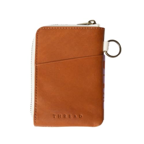 Thread Wallets RFID Blocking Leather Zip Wallet with Card Holder for Men and Women (Emmeline) - Image 2