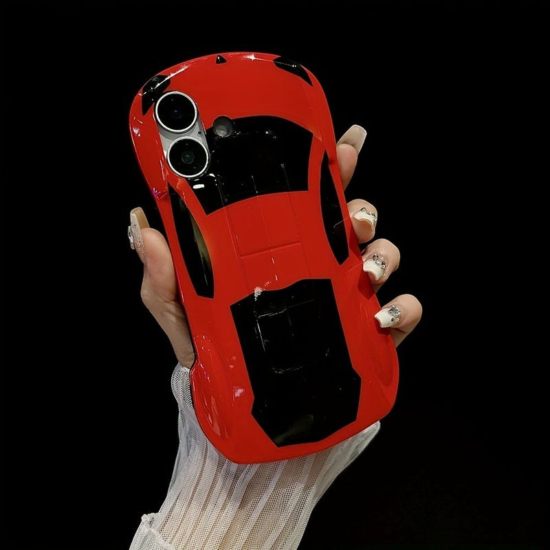 Pink Sports Car IMD Phone Case for iPhone 7 Plus 8 Plus Anti Fall Waterproof - Image 1