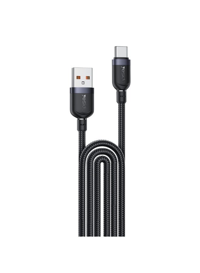 يسيدو كابل بيانات YESIDO CA134C بطول 3 أمتار من USB A إلى Type C مضفر بسلك 3 أمبير وشحن سريع 480 ميجابت في الثانية - Image 1