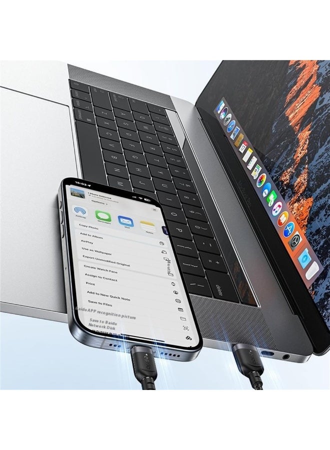 يسيدو كابل بيانات YESIDO CA134C بطول 3 أمتار من USB A إلى Type C مضفر بسلك 3 أمبير وشحن سريع 480 ميجابت في الثانية - Image 5