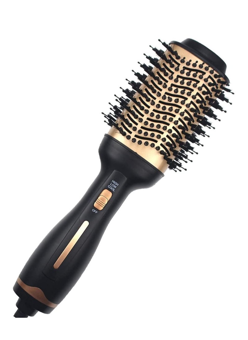 Generic - Hot Air Brush,Hair Dryer Brush, Professional Hair Dryer & Volumizer 3 in 1 Upgrade Anti-Scald Negative Ionic Technology Hair Straightener Brush,Salon Negative Ion Ceramic Electric Blow Dryer - Image 1