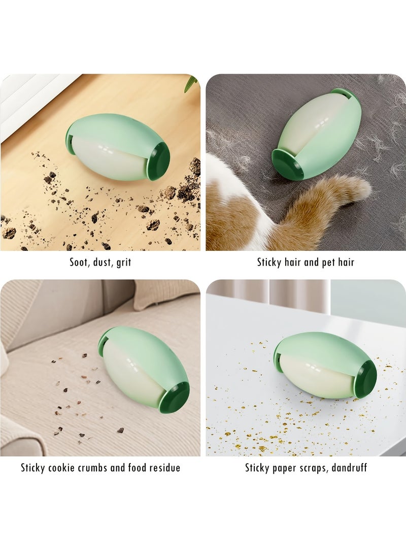 بكرة إزالة الوبر اليدوية عالية الجودة - مزيل شعر الحيوانات الأليفة قابل لإعادة الاستخدام وقابل للغسل، تنظيف قوي للغبار بمقبض بلاستيكي متين، لا يتطلب بطاريات للاستخدام المنزلي، مزيل الوبر - Image 5