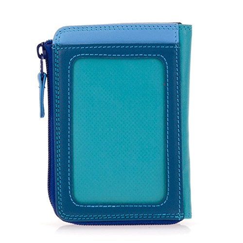 mywalit Small Zip Leather Purse | 3 Card Slots | ID Window & Coin Pocket | Seascape | Stylish & Compact Accessory for Men & Women | Perfect for Everyday Use - Image 2