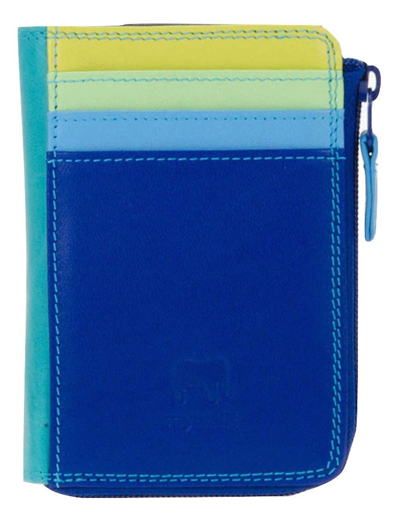 mywalit Small Zip Leather Purse | 3 Card Slots | ID Window & Coin Pocket | Seascape | Stylish & Compact Accessory for Men & Women | Perfect for Everyday Use - Image 5