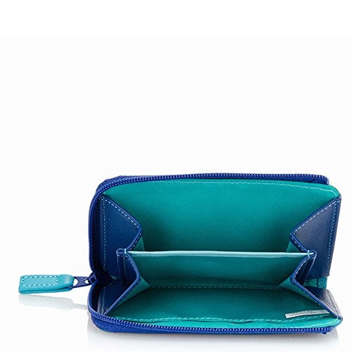 mywalit Small Zip Leather Purse | 3 Card Slots | ID Window & Coin Pocket | Seascape | Stylish & Compact Accessory for Men & Women | Perfect for Everyday Use - Image 3