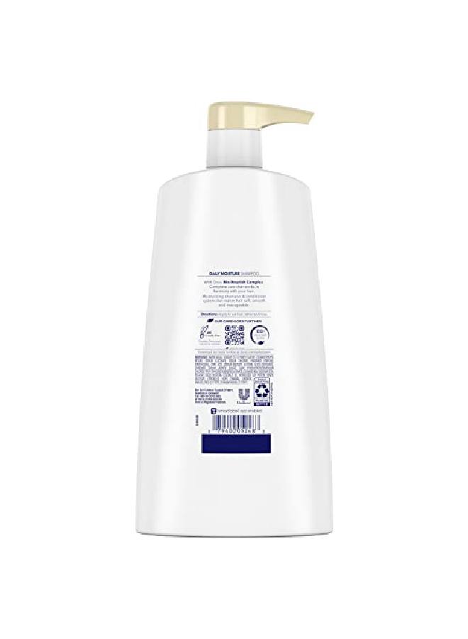 Dove Moisturizing Shampoo With Pump For Dry Hair Daily Moisture With Bionourish Complex For Manageable And Silky Hair 25.4 Oz - Image 3