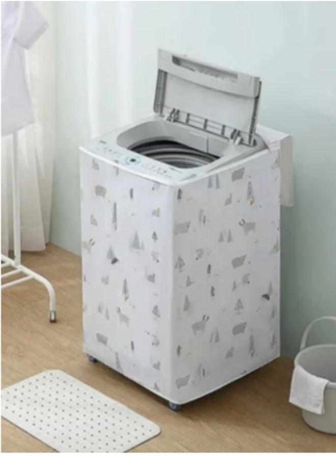 غطاء غسالة علوي مقاوم للماء والغبار – حماية أنيقة للغسالة بحجم 56×54×86 سم - Image 1