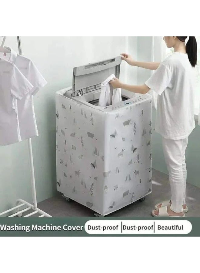 غطاء غسالة علوي مقاوم للماء والغبار – حماية أنيقة للغسالة بحجم 56×54×86 سم - Image 3