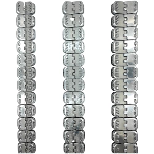 Trallyer 24 stainless steel Conveyor belt fasteners with hinge pin 2 pairs in a box industrial belt staple lacing Belt thickness 153mm - Image 1