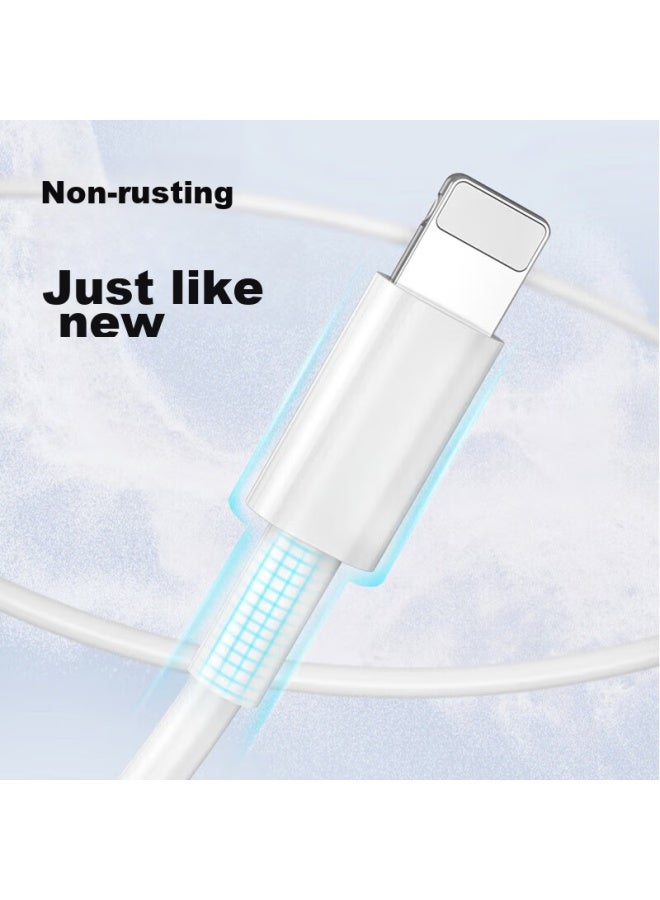 Stiger Meter Usb Charging Cable Compatible With Apple Iphone 14/13/12 Pro Max/11/xs/xr/8, Ipad, And Car Usb Ports - Image 5