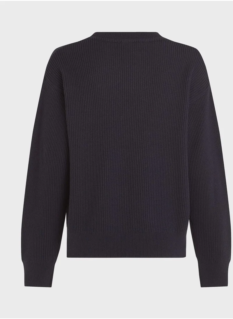 TOMMY HILFIGER Crew Neck Logo Sweatshirt