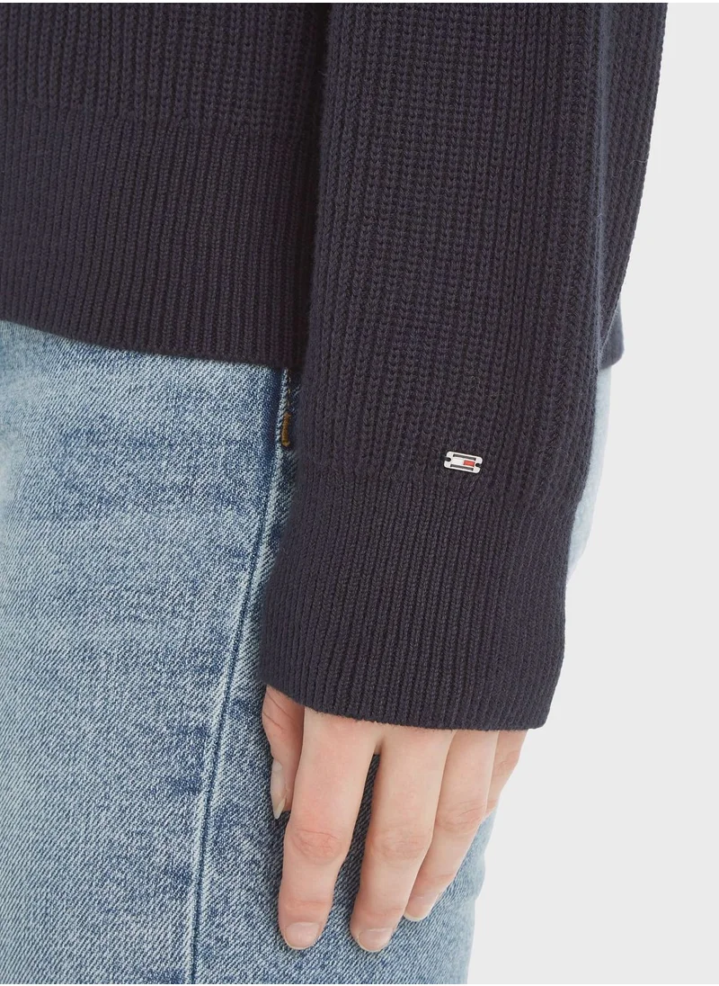 TOMMY HILFIGER Crew Neck Logo Sweatshirt