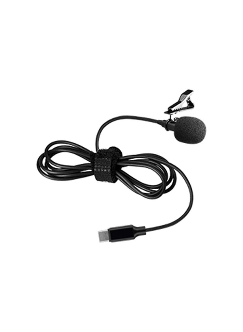 Type-C Clip-On Omnidirectional Microphone for Smartphones – Mini External Condenser Mic