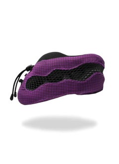 Cabeau Evolution Cool 2.0 Neck Pillow, Adult Flight Travel Pillow, Memory Foam Airplane Pillow for Flight Headrest Sleep and Comfortable Head Support, Neck Pillow Travel - Purple  - Image 3