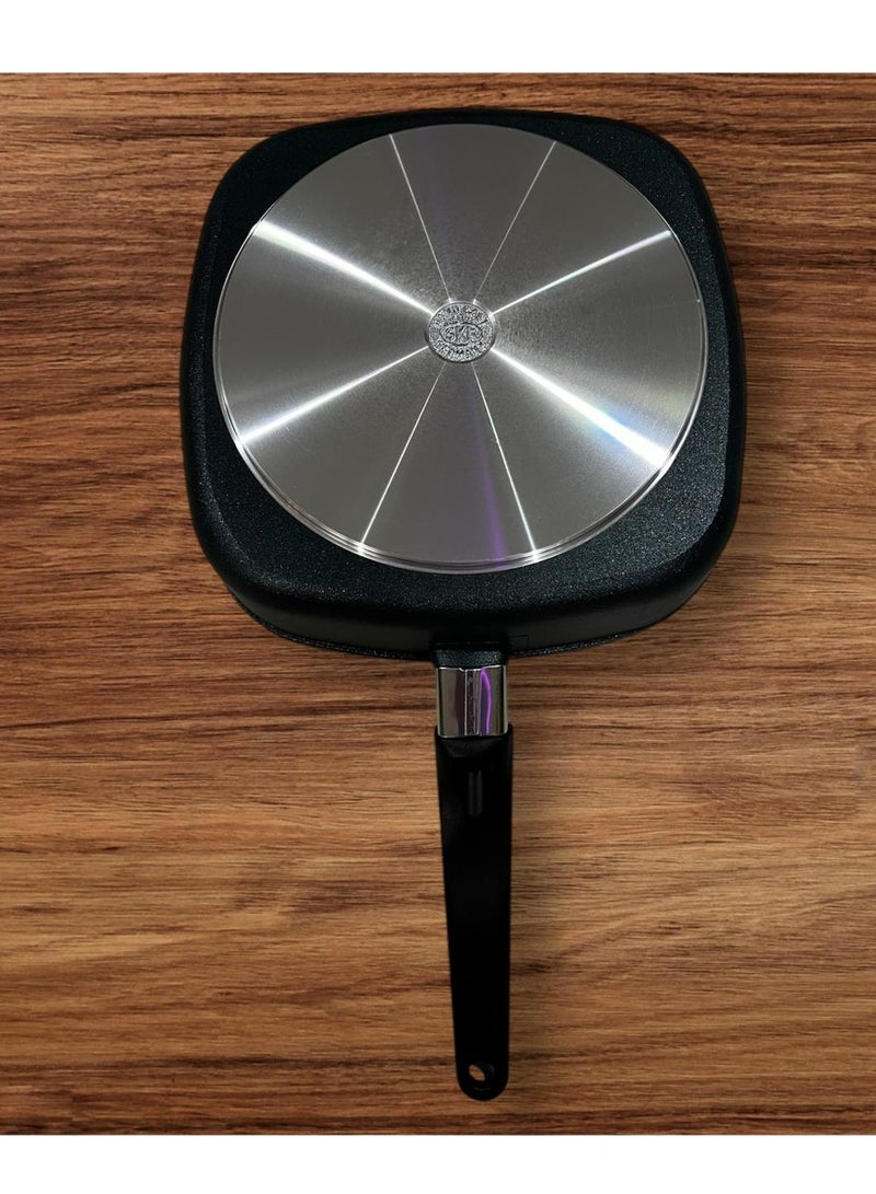 اس كي كي مغلاة شواية للحوم والدجاج من SKK تيتانيوم الماني الاصلي مقاس 26×26 العمق 7  تتكون من 6 طبقات - Image 3