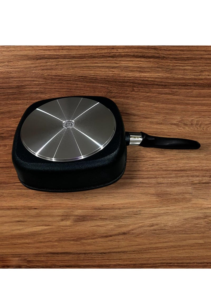 اس كي كي مغلاة شواية للحوم والدجاج من SKK تيتانيوم الماني الاصلي مقاس 26×26 العمق 7  تتكون من 6 طبقات - Image 4