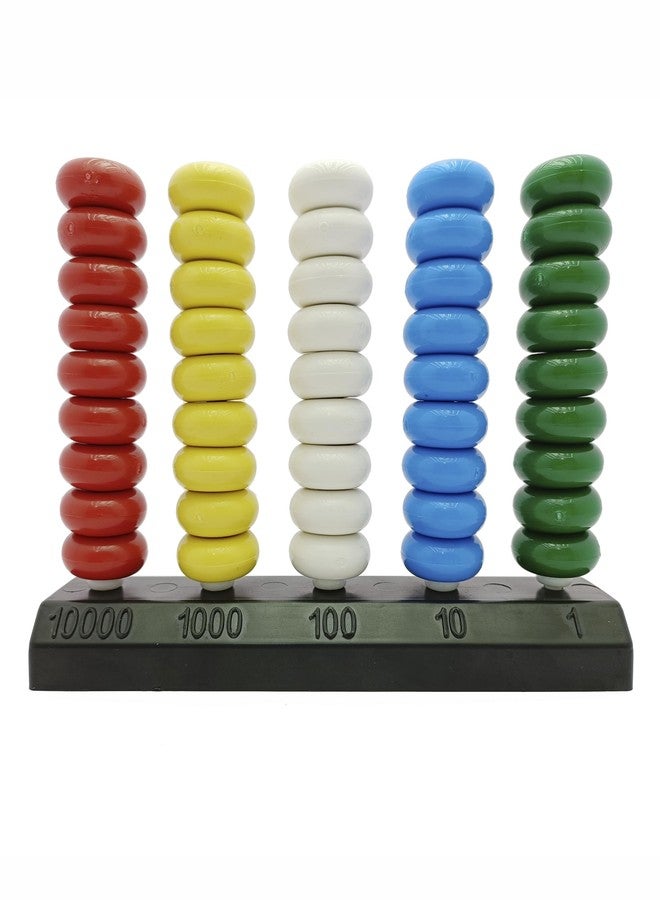 Edulearnable Educational Abacus Toy Tool for Kids to Early Math Montessori Learning Education Toys Manipulatives Counting Skills Mathematics Game Learn to Count, Add & Subtract with Colourful Beads - Image 3