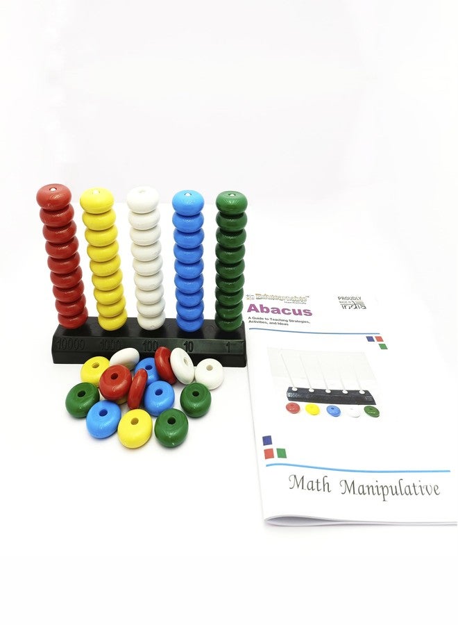 Edulearnable Educational Abacus Toy Tool for Kids to Early Math Montessori Learning Education Toys Manipulatives Counting Skills Mathematics Game Learn to Count, Add & Subtract with Colourful Beads - Image 4