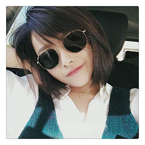 FEISEDY FEISEDY Hipster Small Polygon Women Men Sunglasses Delicate Metal Frame B2254  - Image 5