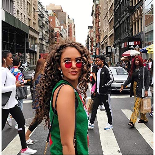FEISEDY FEISEDY Hipster Small Polygon Women Men Sunglasses Delicate Metal Frame B2254  - Image 3