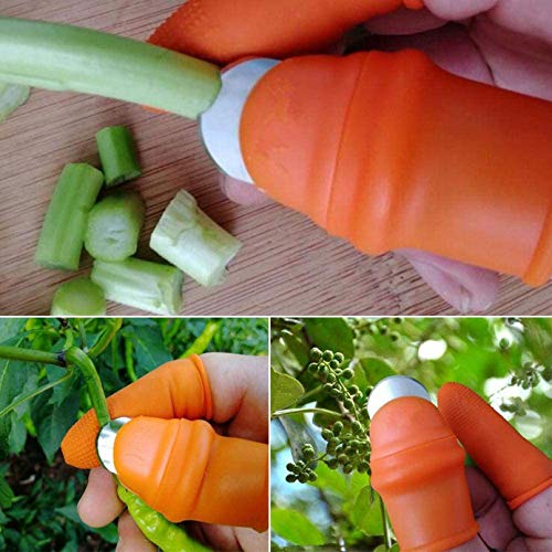MEZON Thumb Cutter Separator Finger Tool For Harvesting Plant Gardening Fruit Vegetable Picker - Image 3