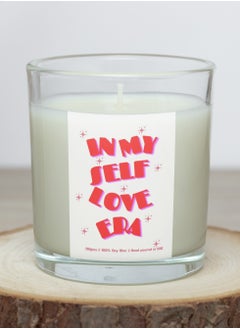Serenova In my Self Care Era Strawberry Sweet Galantine's Valentine's Natural Soy Wax Candle, 110gms  - Image 1