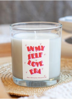 Serenova In my Self Care Era Strawberry Sweet Galantine's Valentine's Natural Soy Wax Candle, 110gms  - Image 3