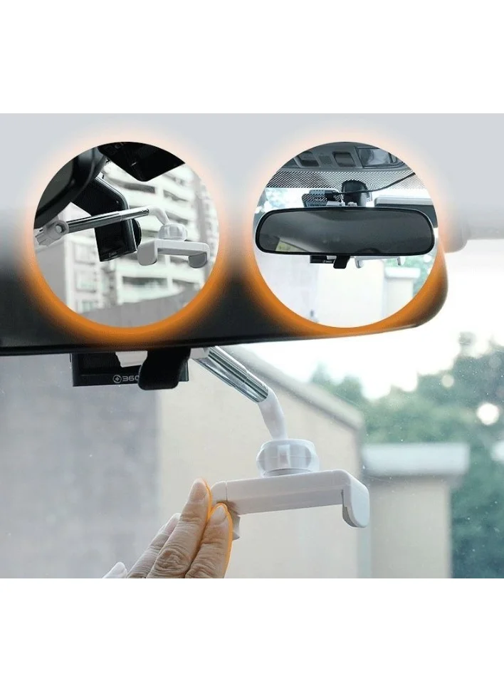 5DM Acrobat Phone Holder Attached to Car Rearview Mirror