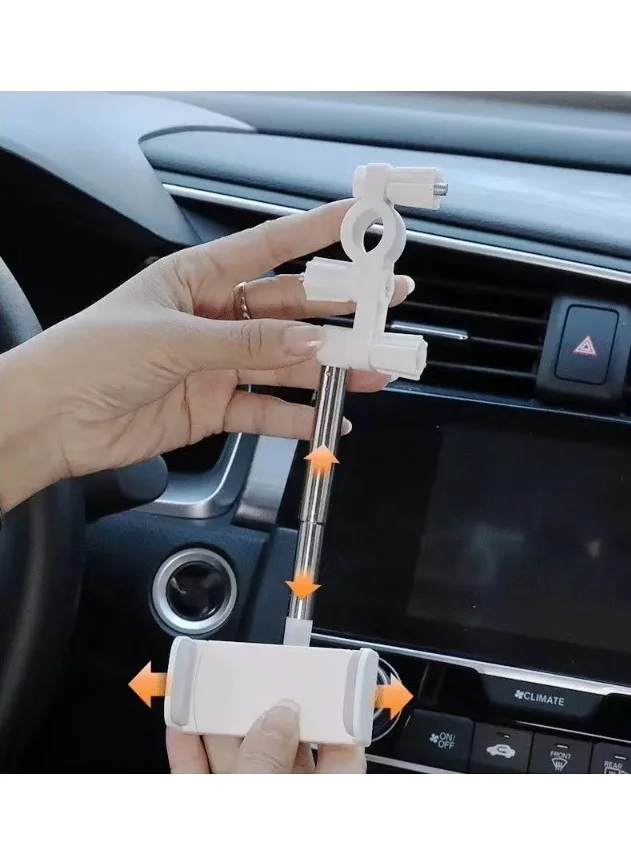 5DM Acrobat Phone Holder Attached to Car Rearview Mirror
