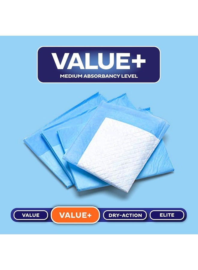 Vividorad 100Count 13"x17" Disposable Changing Pad Leak-Proof Underpad Bed Table Protector Mat , Soft Non-Woven Fabric, Disposable Pee Mats,Baby Potty Training Pads Sheet Bed Pee Underpads,5-Layer Protection Ventilation Waterproof Leak Proof - Image 5