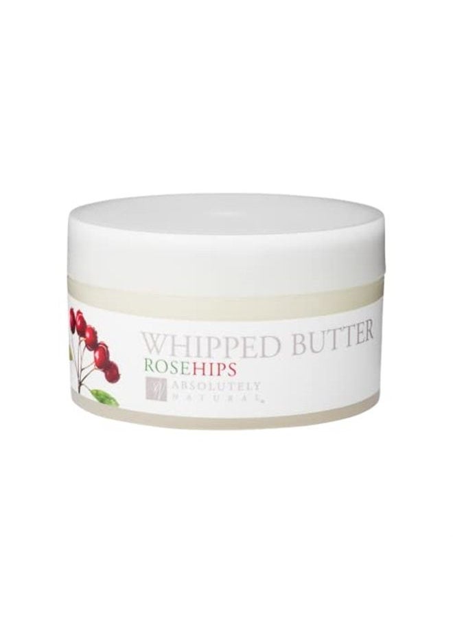 Absolutely Natural - Rose Hips Whipped Body Butter 5oz with Nourishing Shea Butter and Coconut Oil Paraben Free Vegan Made in USA - Image 1