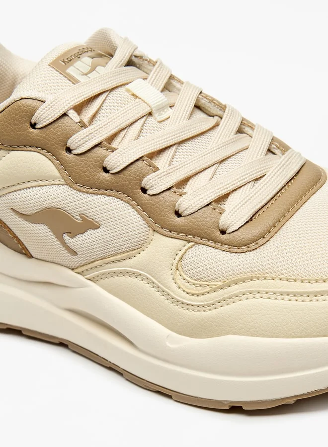 kangaROOS Women's Panelled Lace-Up Sports Shoes