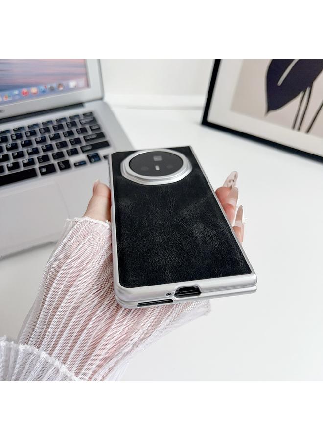 جرين تايجر جراب هاتف Honor Magic V3 من الجلد المطلي المعدني - Image 5