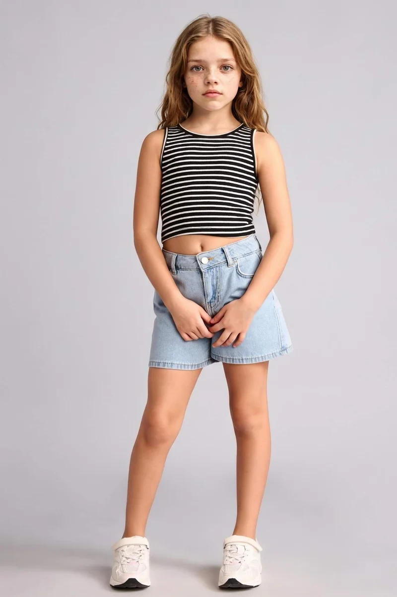DeFacto Girl Printed Ribana Tank Top