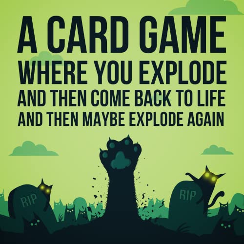 Exploding Kittens Zombie Kittens 2-5 Players - Ages 7+ - 15 Minutes to Play - High Stakes Zombie Card Game - Party Game, Family Game Night, Kid and Adult Card Game - Image 3