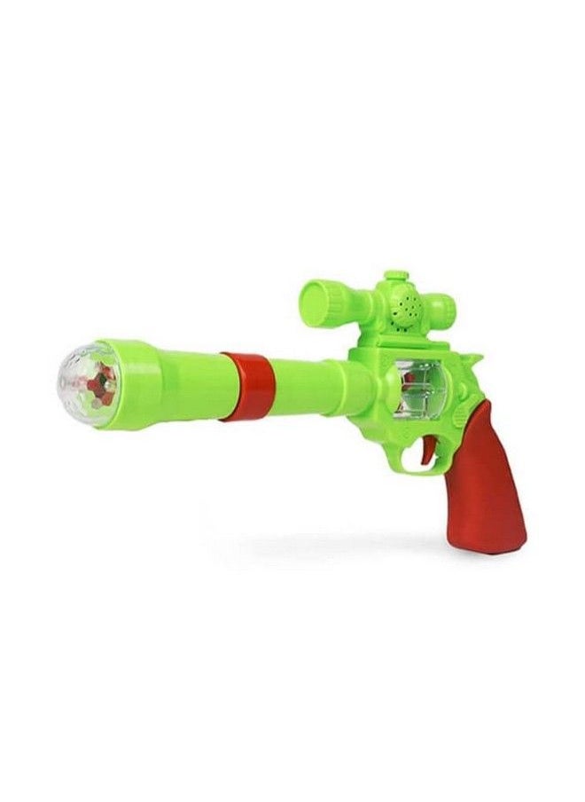 Gooyo Gy938 Battery Operated 3D Projection Strike Toy Gun With Vibrant Light & Sound Effects For Kids;Gifts;Toddlers ; Green Color Power Source: 3Xaa Battery (Not Included)  - Image 5