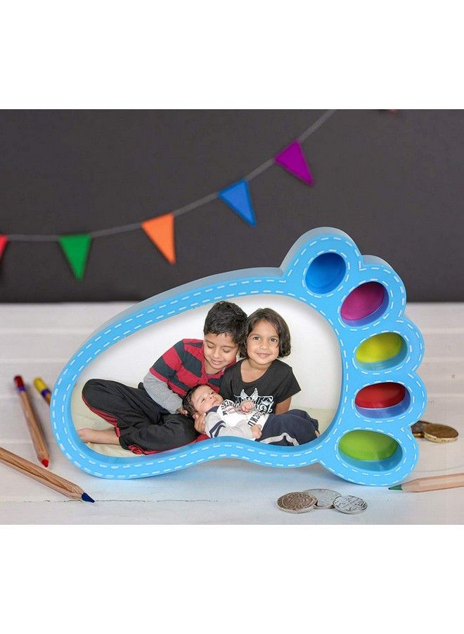 TIED RIBBONS Photo Frame For Kids Babies Birthday Gifts And Birthday Return Giftsbaby Foot Shape Photo Frame  - Image 2