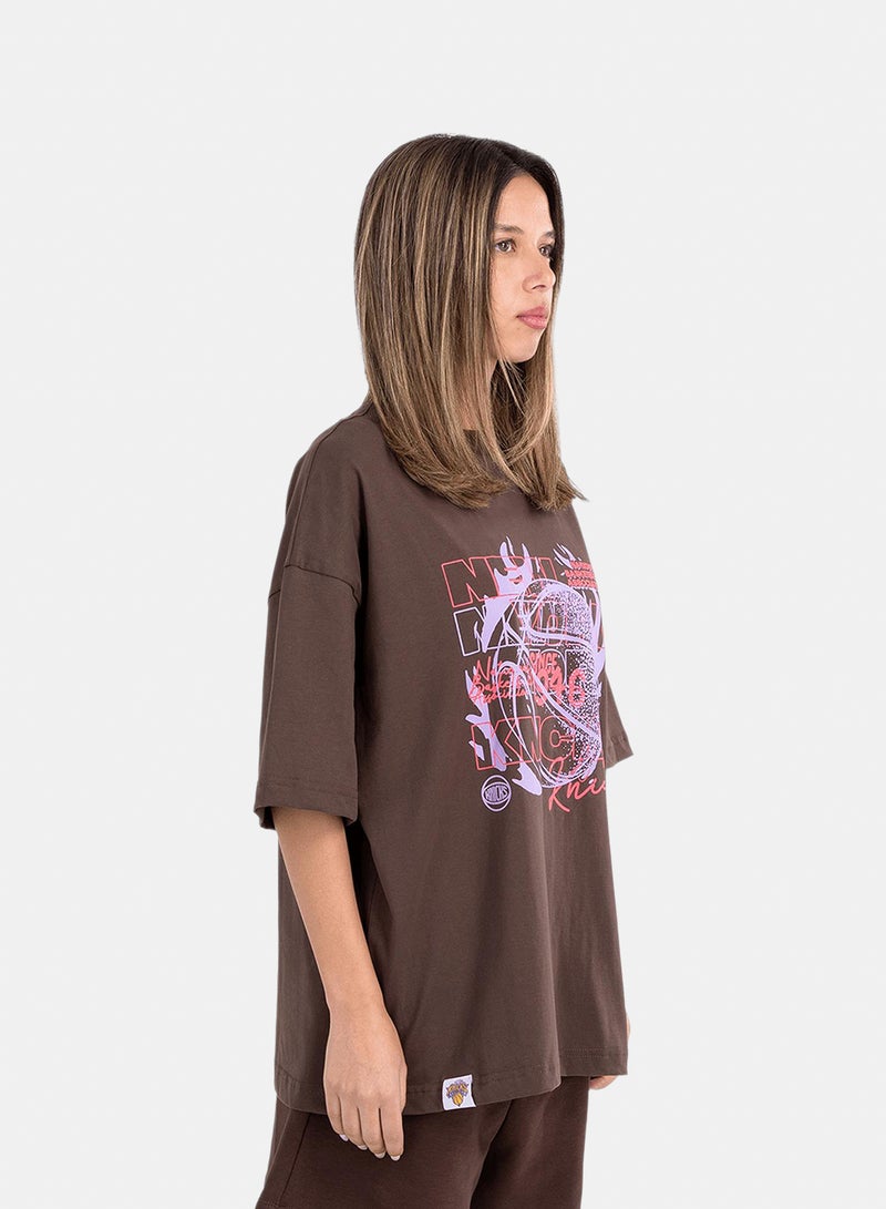 NBA Knicks Ariel Impact T-Shirt - Image 4