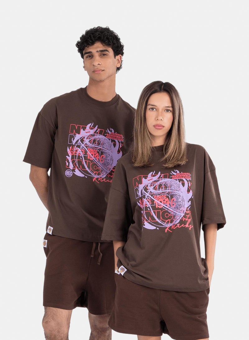 NBA Knicks Ariel Impact T-Shirt - Image 1